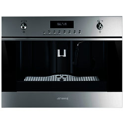Smeg CMS645X Classic Built-In Coffee Machine, Stainless Steel